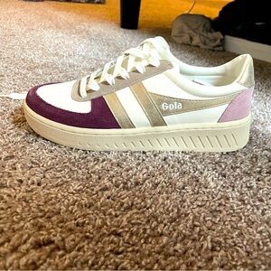 Gola Women’s Grandslam quadrant Sneakers. Never worn. Size 8.5